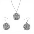 Flower of the Month Pendant & Earring Gift Set - November/ Chrysanthemum